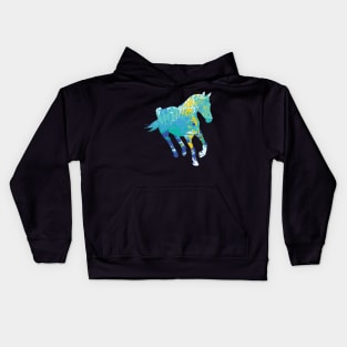 Cool horse horses colorful animal TShirt Kids Hoodie